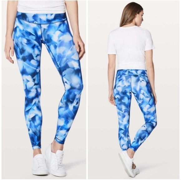 Lululemon Wunder Under Low-Rise Tight‎ Luxtreme 26" Blush Blossom Alpine - Picture 1 of 4